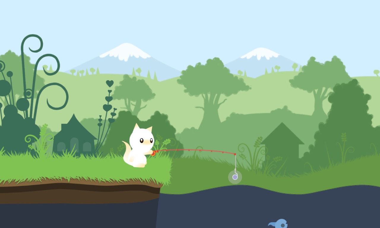 Captura de ecrã 1 de Cat Goes Fishing